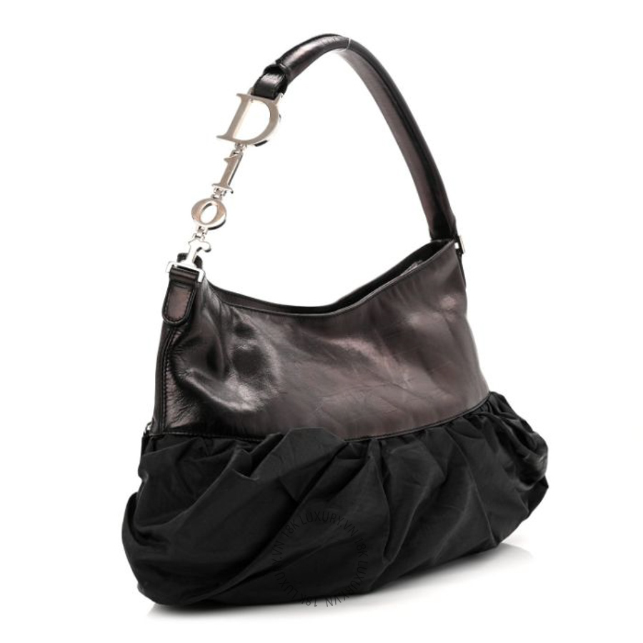 Túi xách Christian Dior Satin Ballet Evening Bag Black FPTD276