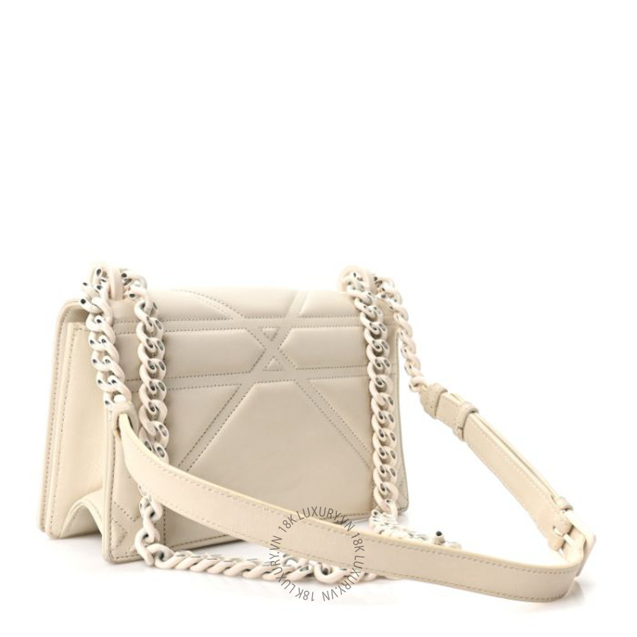 Túi xách Christian Dior Ultra Matte Calfskin Small Diorama Flap Bag White FPTD285