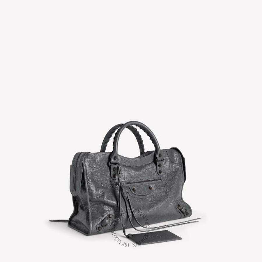 Túi Xách Đeo Chéo Balenciaga Le City Bag Medium in Volcanic Rock 8657602ACFH1251 BCA120
