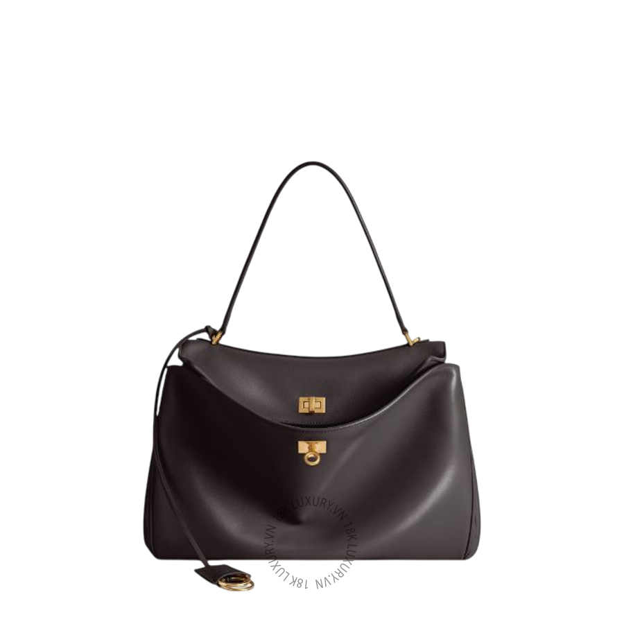 Túi Xách Đeo Chéo Balenciaga Rodeo Handbag Medium in Espresso 7897722AA4V2221 BCA139