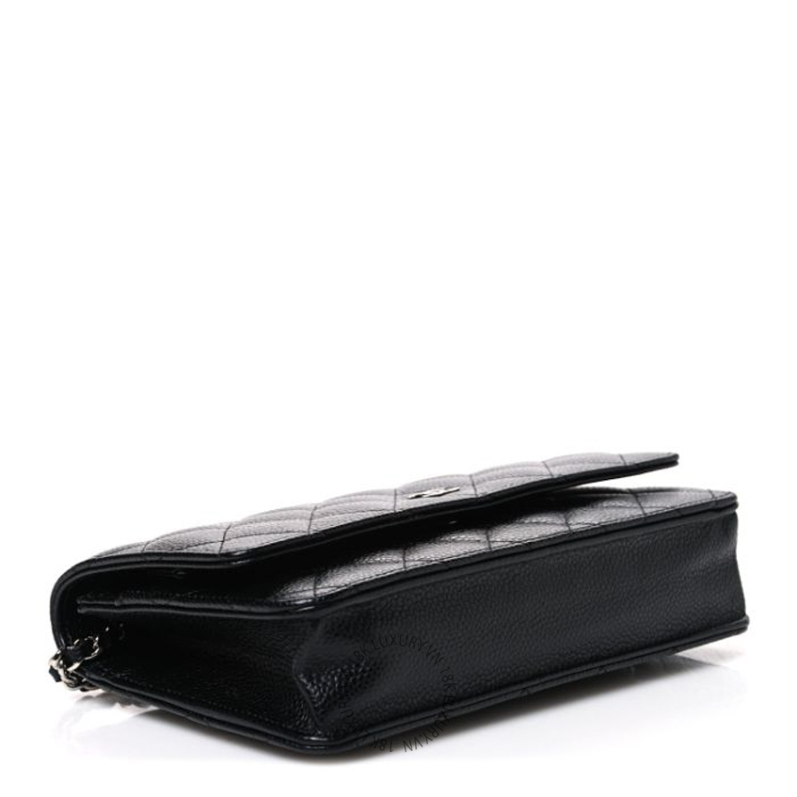 Túi xách đeo chéo Chanel Caviar Quilted Wallet on Chain WOC Black FPTC414 8 Túi xách đeo chéo Chanel Caviar Quilted Wallet on Chain WOC Black FPTC414