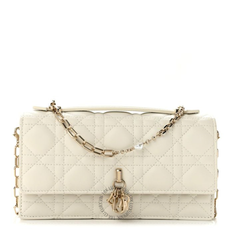Túi xách đeo chéo Christian Dior Lambskin Cannage Mini My Dior Bag FPTD005