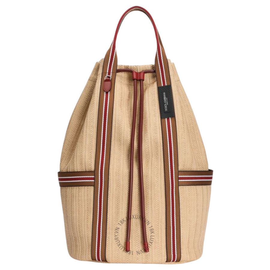 Túi xách đeo chéo Dolce Gabbana Essenza backpack in raffia BM2707A085980995 NTDL149