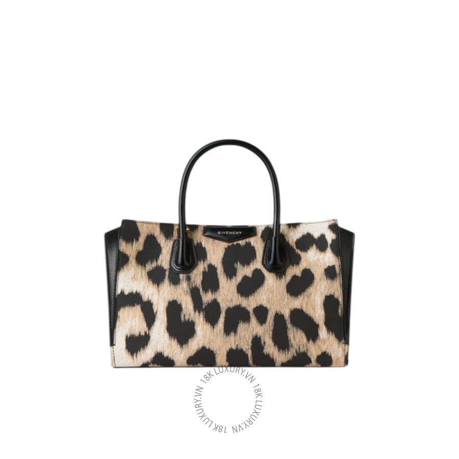 Túi Xách Đeo Chéo Givenchy Small Antigona Catchall bag in leopard jacquard BB5197B2J7-007 GHJ116