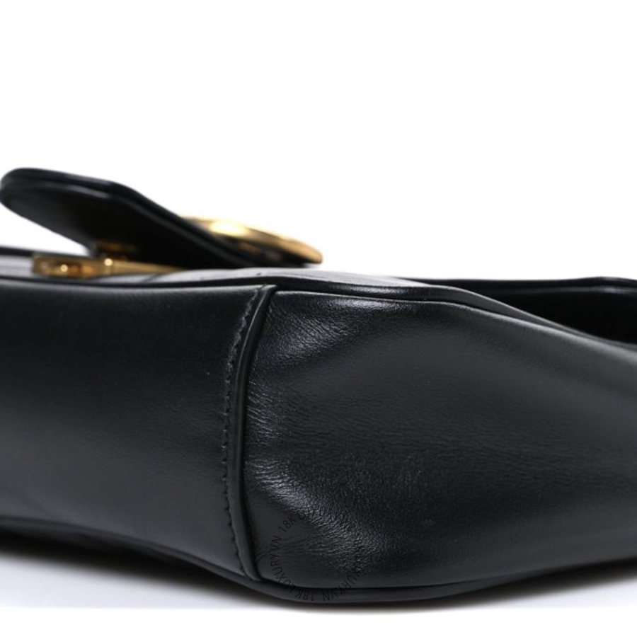 Túi Xách Đeo Chéo Gucci Calfskin Matelasse Mini GG Marmont Shoulder Bag Black GDCB232 20 Túi Xách Đeo Chéo Gucci Calfskin Matelasse Mini GG Marmont Shoulder Bag Black GDCB232