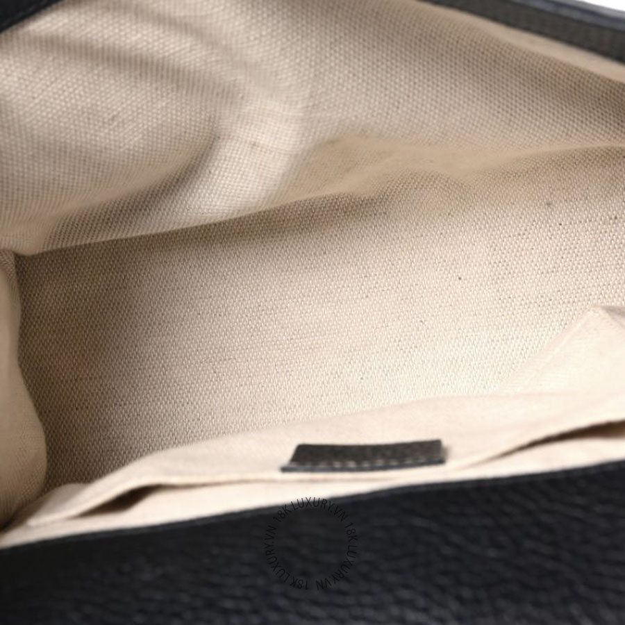 Túi Xách Đeo Chéo Gucci Calfskin Small GG Marmont Top Handle Bag Black GDCB200 17 Túi Xách Đeo Chéo Gucci Calfskin Small GG Marmont Top Handle Bag Black GDCB200