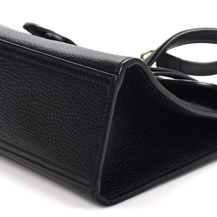 Túi Xách Đeo Chéo Gucci Calfskin Small GG Marmont Top Handle Bag Black GDCB200 20 Túi Xách Đeo Chéo Gucci Calfskin Small GG Marmont Top Handle Bag Black GDCB200