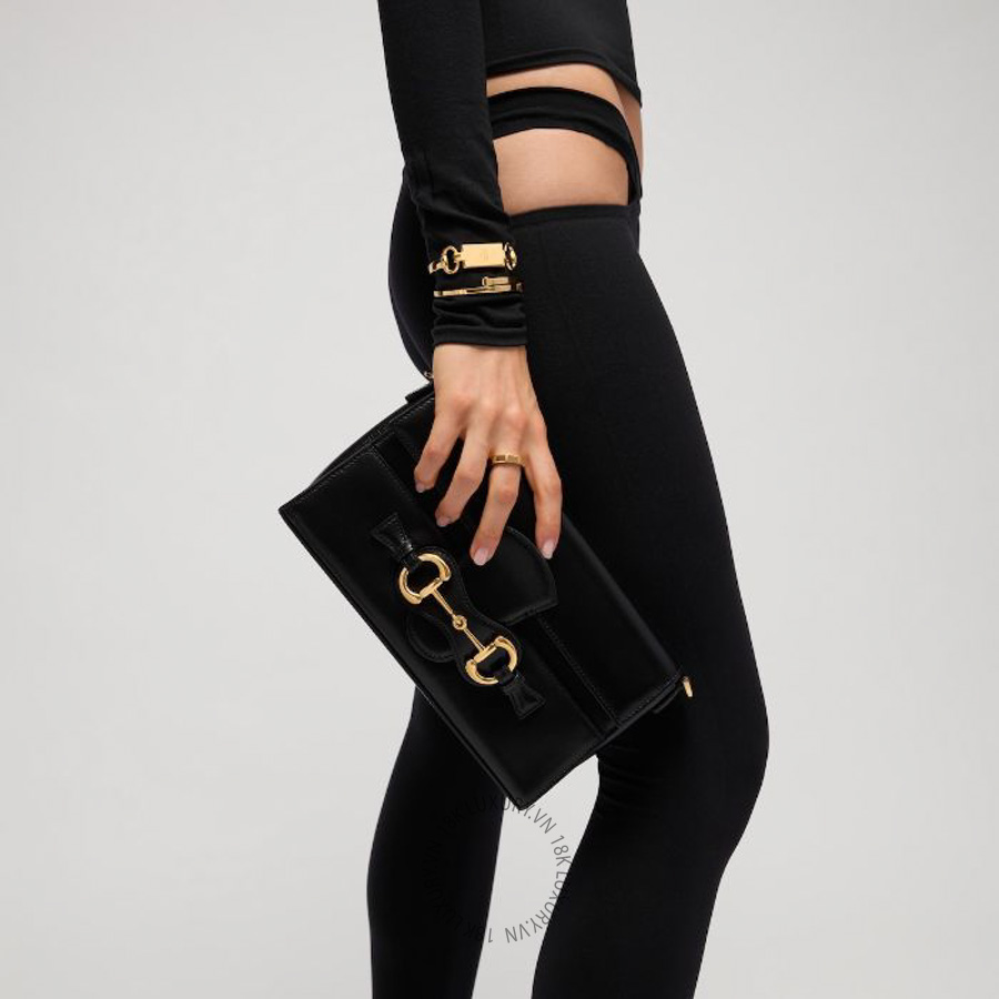 Túi Xách Đeo Chéo Gucci Horsebit Ristretto medium shoulder bag A006KQ AAG8B 1000 GFD023