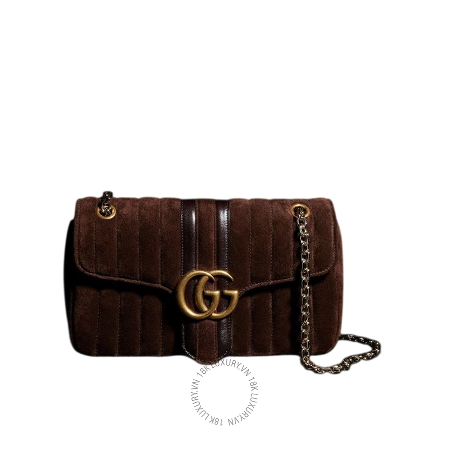 Túi Xách Đeo Chéo Gucci Jetset GG Marmont medium shoulder bag A005XW AAHER 2145 GFD073