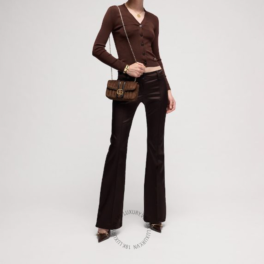 Túi Xách Đeo Chéo Gucci Jetset GG Marmont small shoulder bag A006X1 AAHER 2145 GFD071