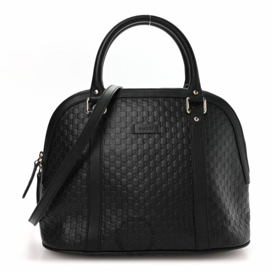 Túi xách đeo chéo Gucci Microguccissima Medium Dome Bag Black NFPG263