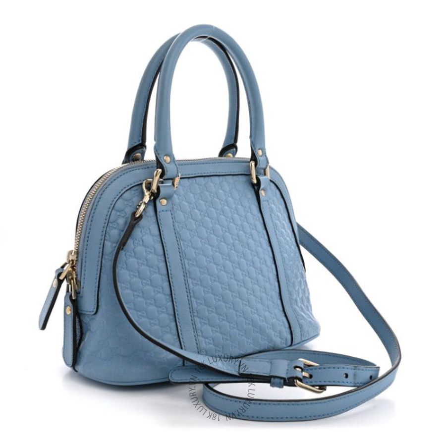 Túi xách đeo chéo Gucci Microguccissima Mini Dome Bag Mineral Blue GGC552