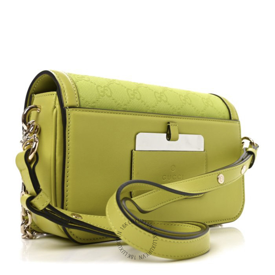 Túi Xách Đeo Chéo Gucci Monogram Go Small Shoulder Bag Firefly GDCB334