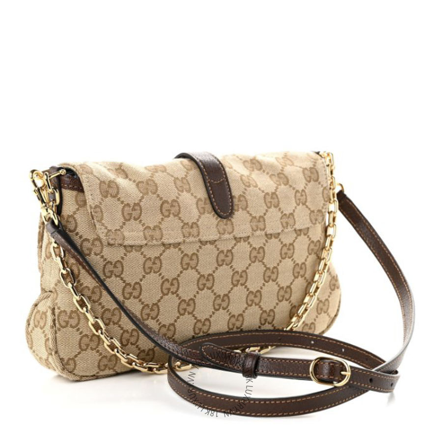 Túi Xách Đeo Chéo Gucci Monogram Medium Aperitivo Shoulder Bag Sand Brown GDCB373
