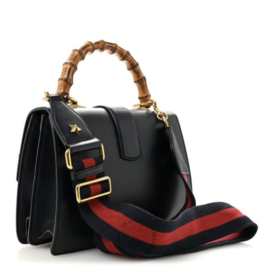Túi Xách Đeo Chéo Gucci Moon Calfskin Bamboo Web Medium Dionysus Top Handle Bag Blue Emerald Hibiscus Red GDCB692