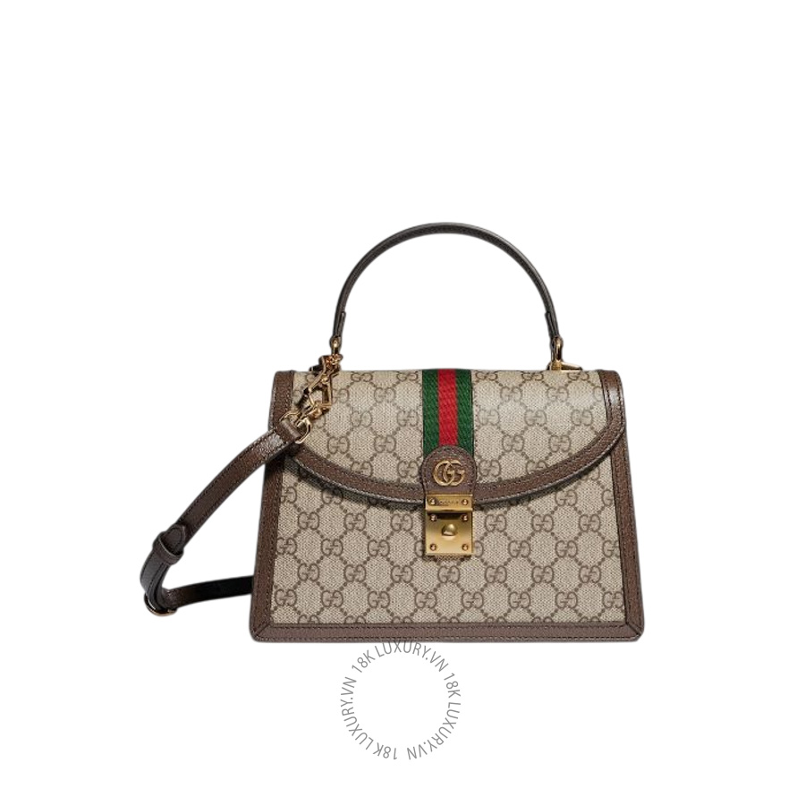 Túi Xách Đeo Chéo Gucci Ophidia medium top handle bag 651055 96IWX 8745 GFD285