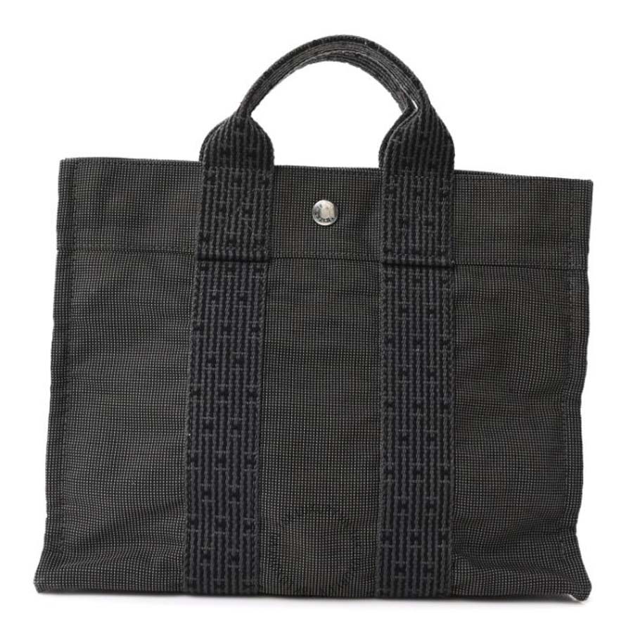 Túi xách đeo chéo Hermes Canvas Herline PM Tote Grey HMT085
