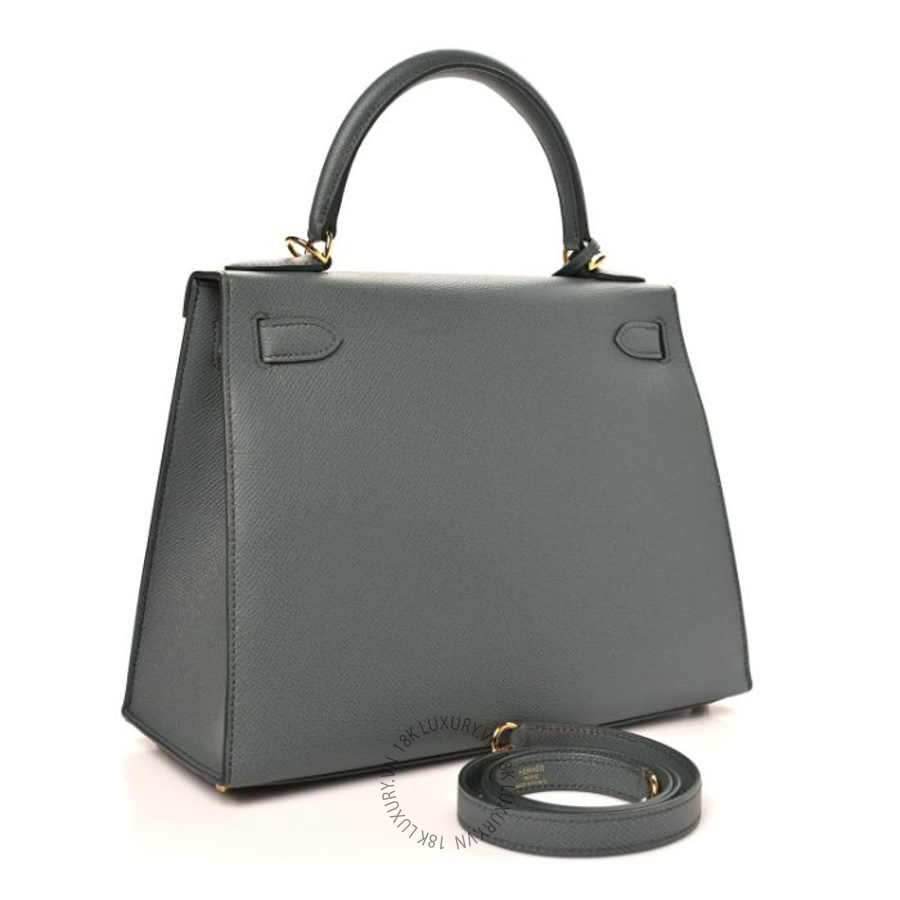 Túi xách đeo chéo Hermes Epsom Kelly Sellier 28 Vert Amande HMT238