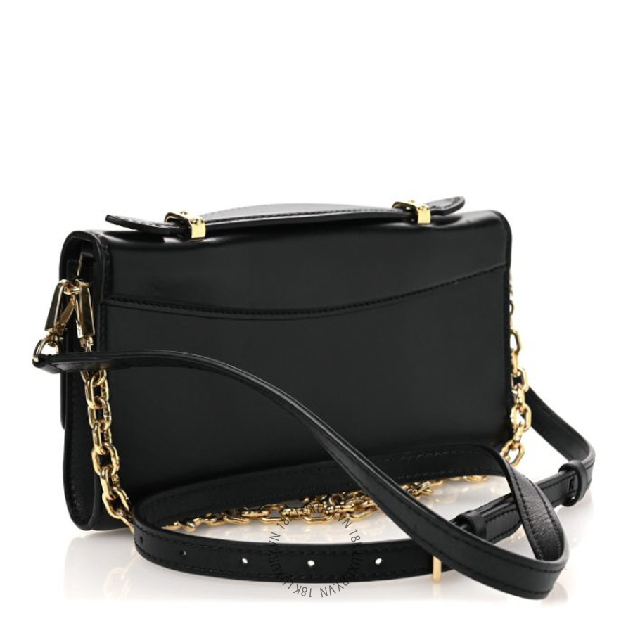 Túi Xách Đeo Chéo Louis Vuitton Calfskin LV Wallet On Chain Capucines Black NSBD751
