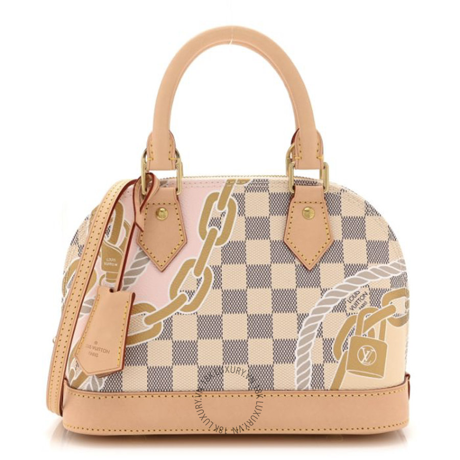 Túi Xách Đeo Chéo Louis Vuitton Damier Azur Nautical Alma BB NSBD069