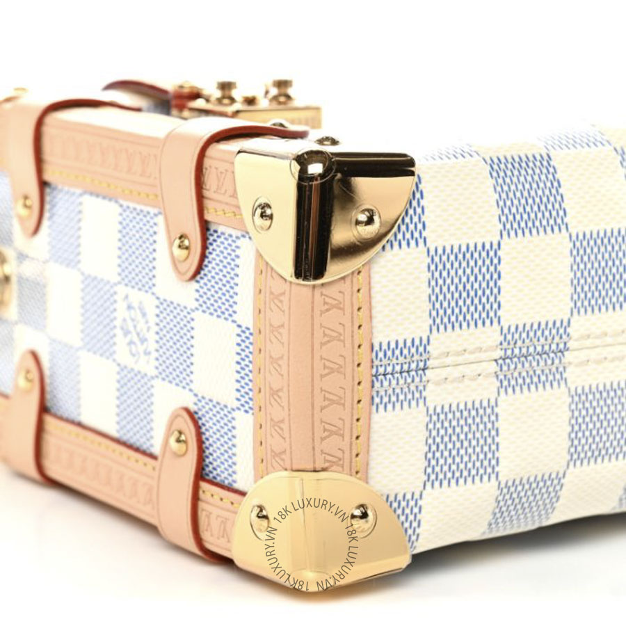 Túi Xách Đeo Chéo Louis Vuitton Damier Vernis Side Trunk MM Celeste Blue MNGR500 21 Túi Xách Đeo Chéo Louis Vuitton Damier Vernis Side Trunk MM Celeste Blue MNGR500