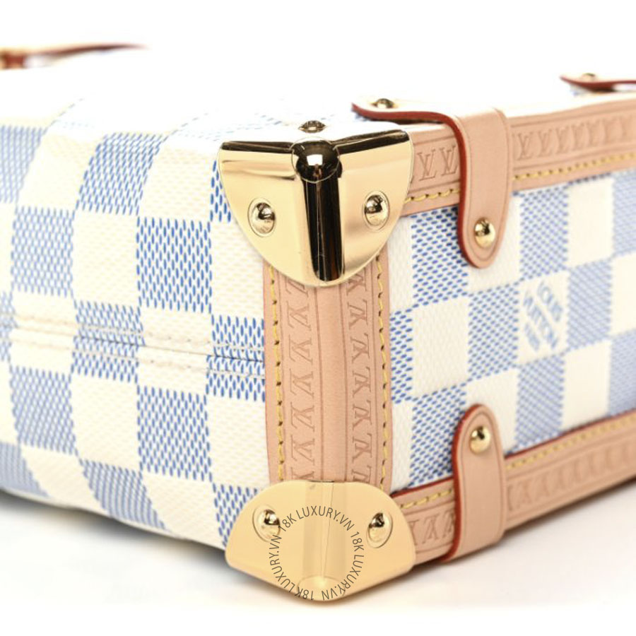Túi Xách Đeo Chéo Louis Vuitton Damier Vernis Side Trunk MM Celeste Blue MNGR500 22 Túi Xách Đeo Chéo Louis Vuitton Damier Vernis Side Trunk MM Celeste Blue MNGR500