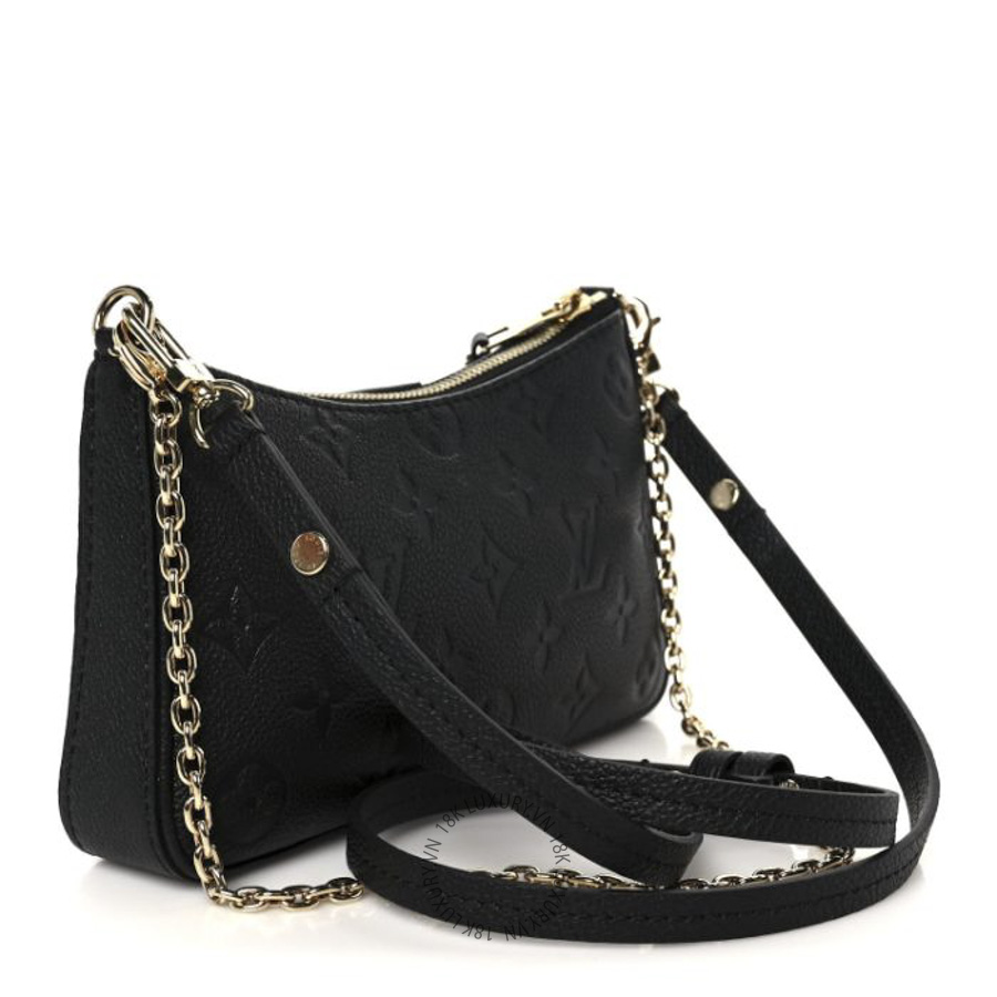 Túi Xách Đeo Chéo Louis Vuitton Empreinte Easy Pouch On Strap Black NSBD720