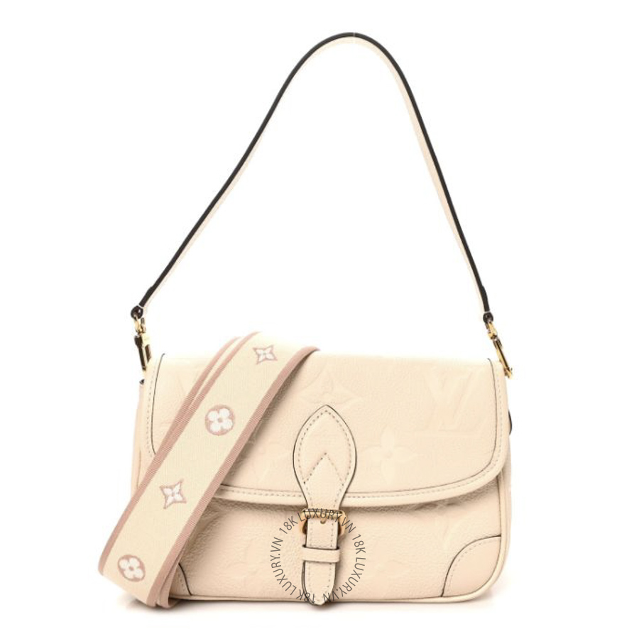 Túi Xách Đeo Chéo Louis Vuitton Empreinte Monogram Giant Diane Cream NSBD287