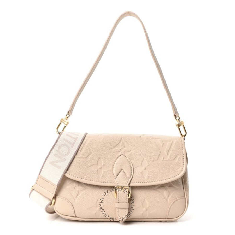 Túi Xách Đeo Chéo Louis Vuitton Empreinte Monogram Giant Diane Sand MNGR622