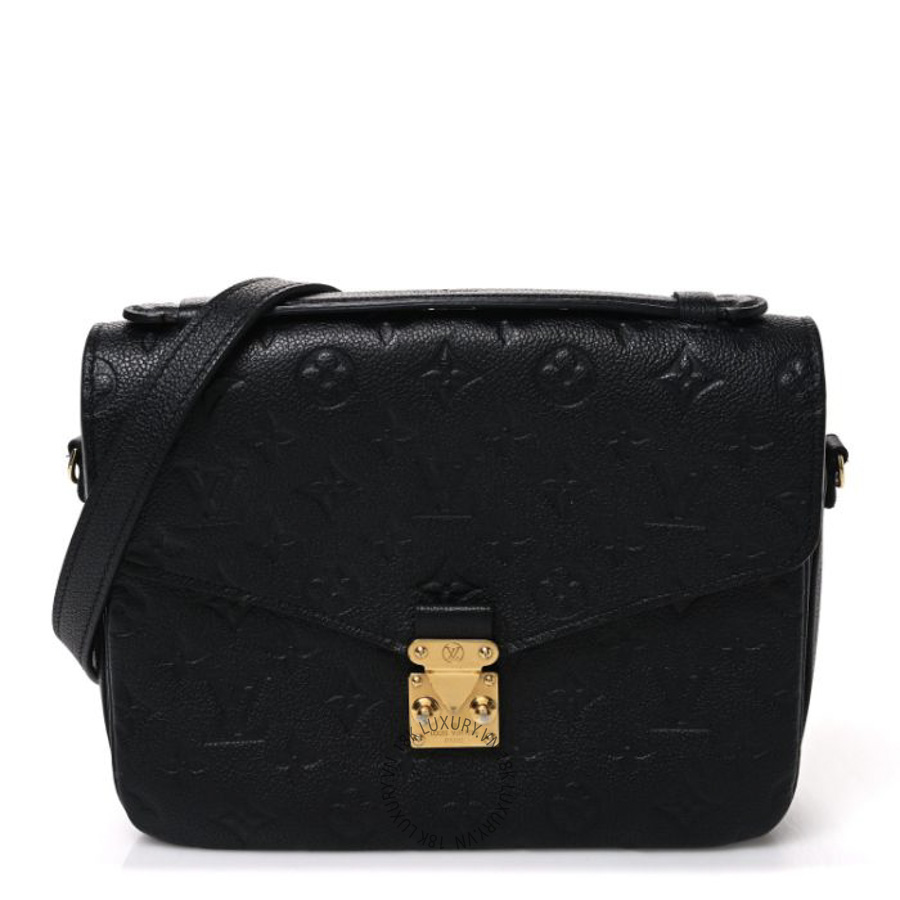 Túi Xách Đeo Chéo Louis Vuitton Empreinte Pochette Metis Black MNGR169