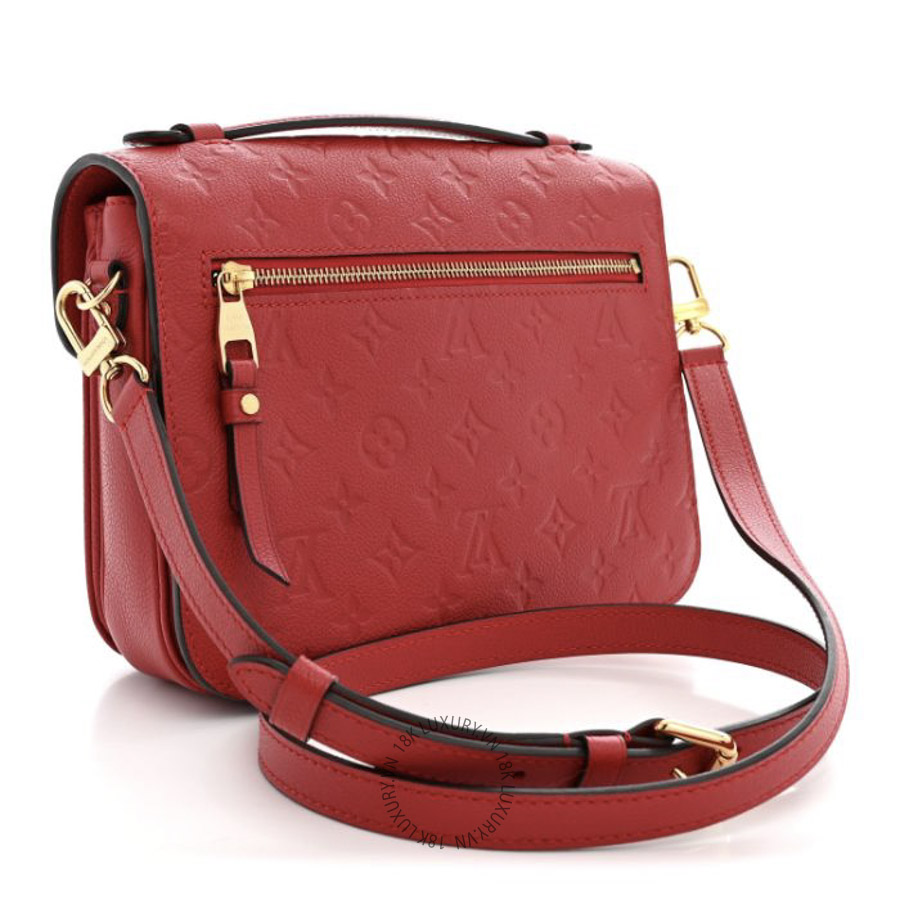Túi Xách Đeo Chéo Louis Vuitton Empreinte Pochette Metis Cherry NSBD680