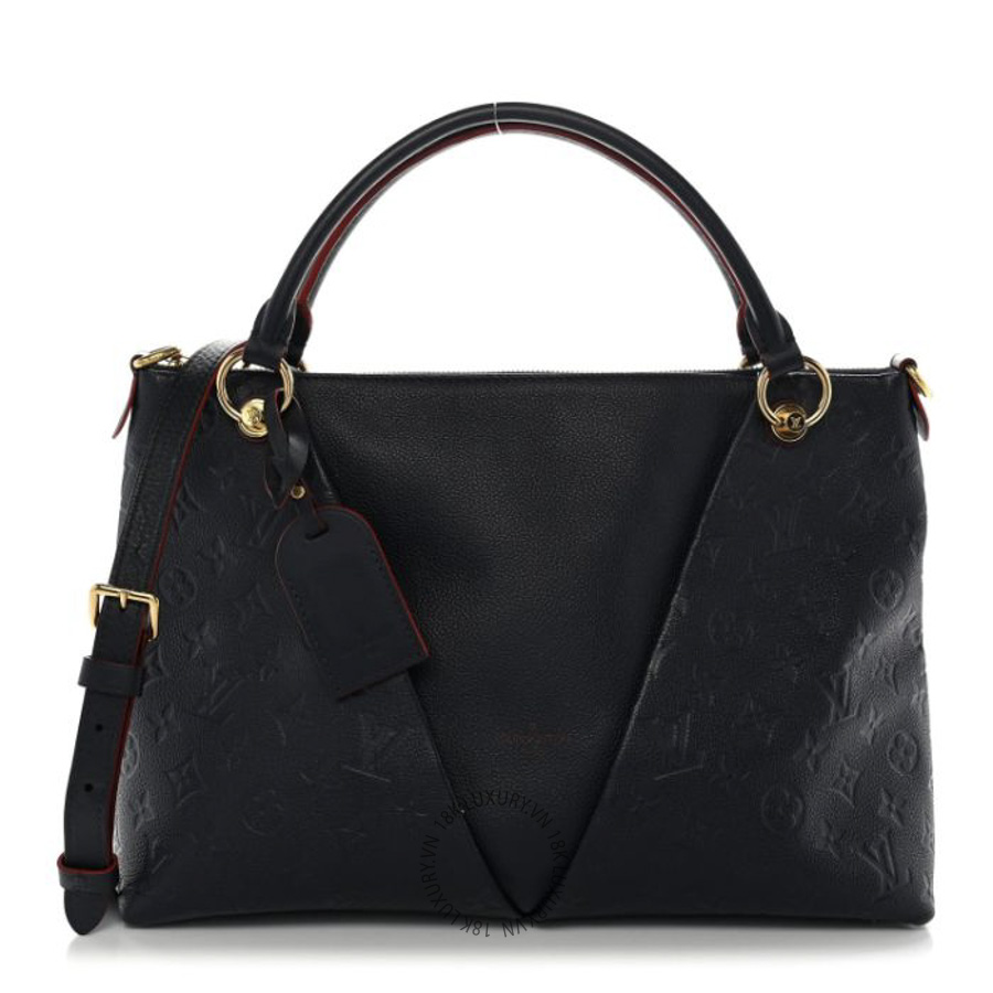 Túi Xách Đeo Chéo Louis Vuitton Empreinte V Tote MM Marine Rouge NSBD661