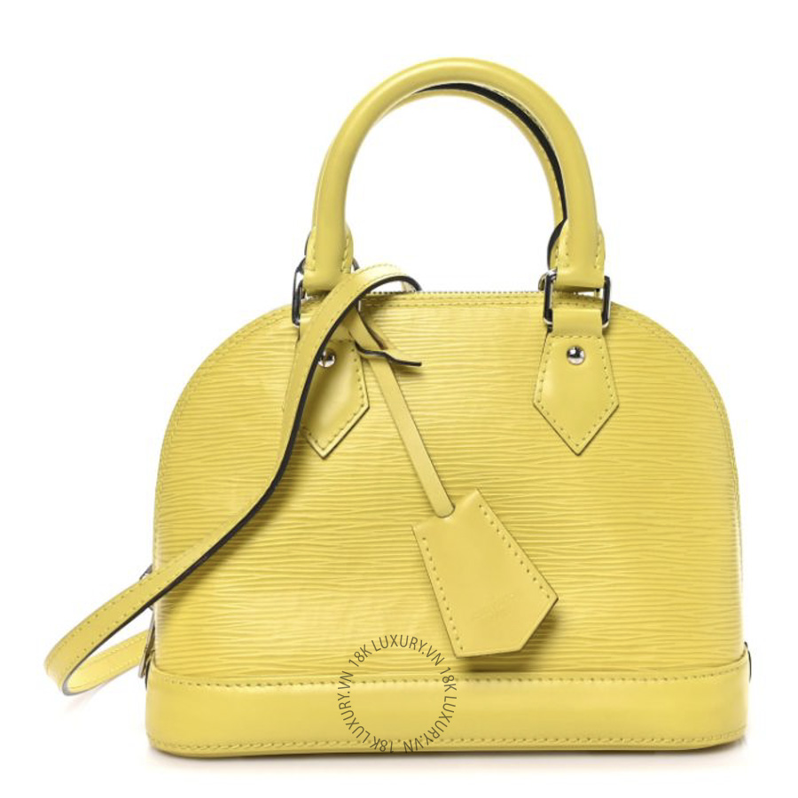 Túi Xách Đeo Chéo Louis Vuitton Epi Alma BB Pistache NSBD375