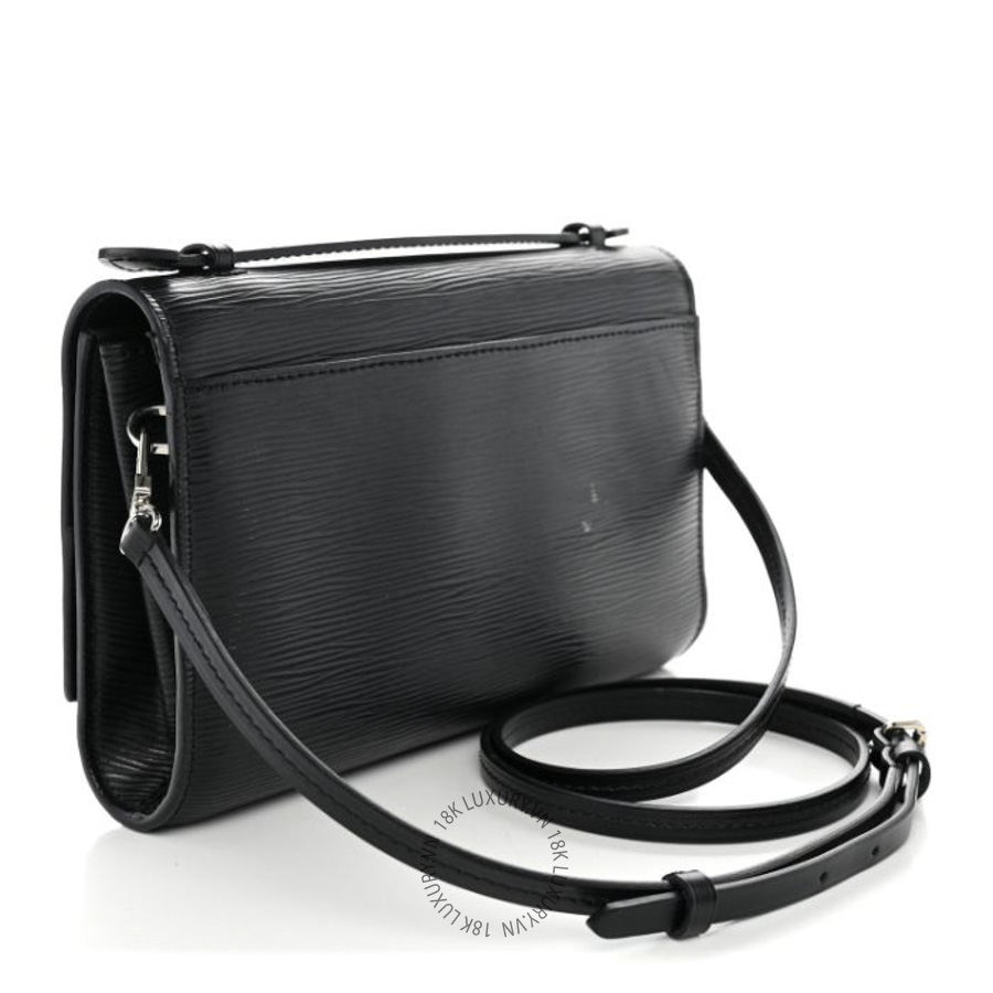 Túi Xách Đeo Chéo Louis Vuitton Epi Clery Black NSBD843