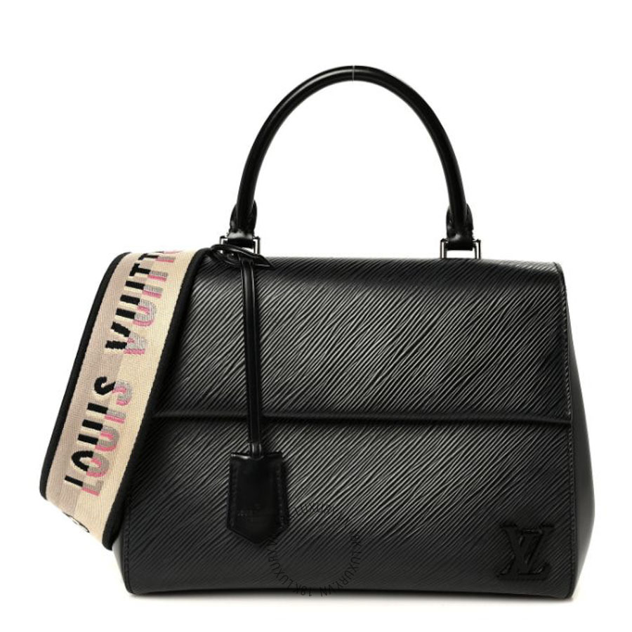 Túi Xách Đeo Chéo Louis Vuitton Epi Cluny BB Black NSBD679