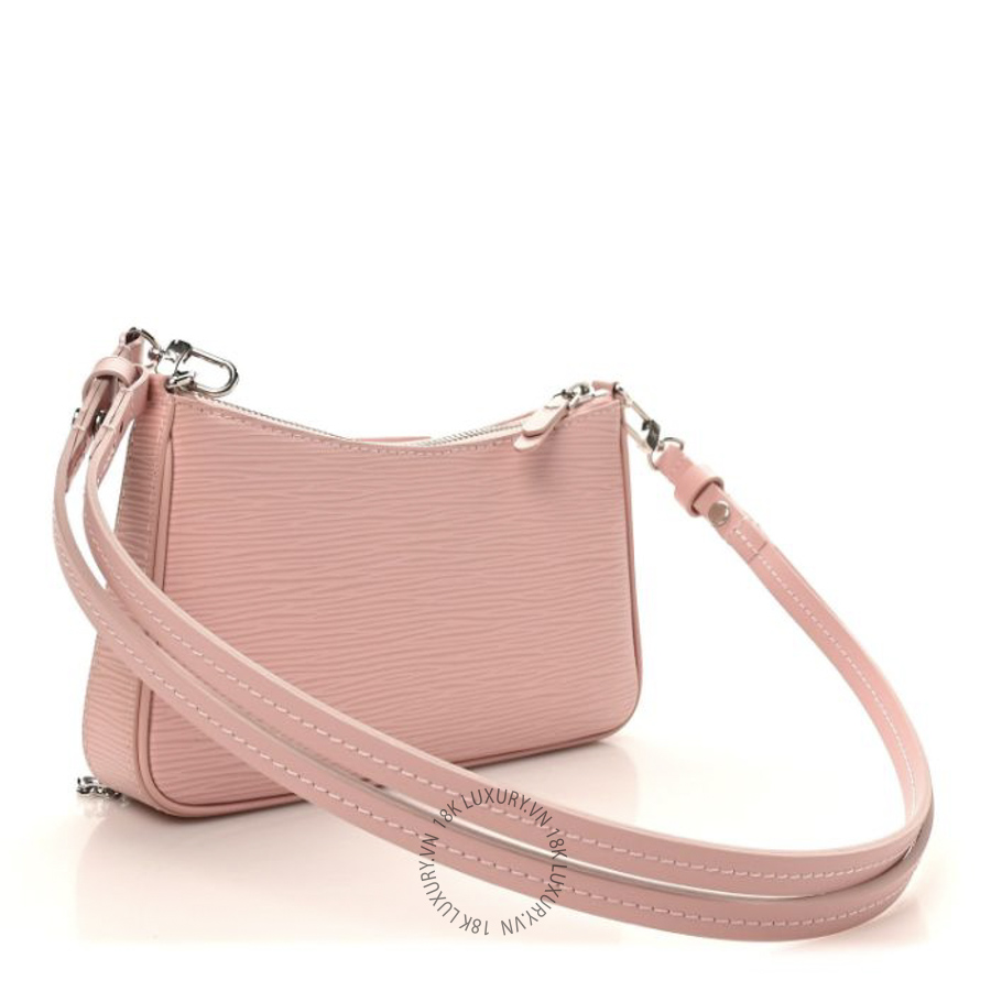 Túi Xách Đeo Chéo Louis Vuitton Epi Easy Pouch On Strap Rose Ballerine NSBD689