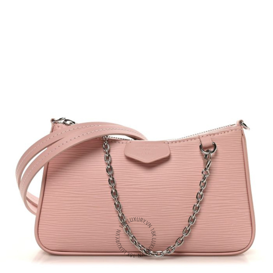 Túi Xách Đeo Chéo Louis Vuitton Epi Easy Pouch On Strap Rose Ballerine NSBD689
