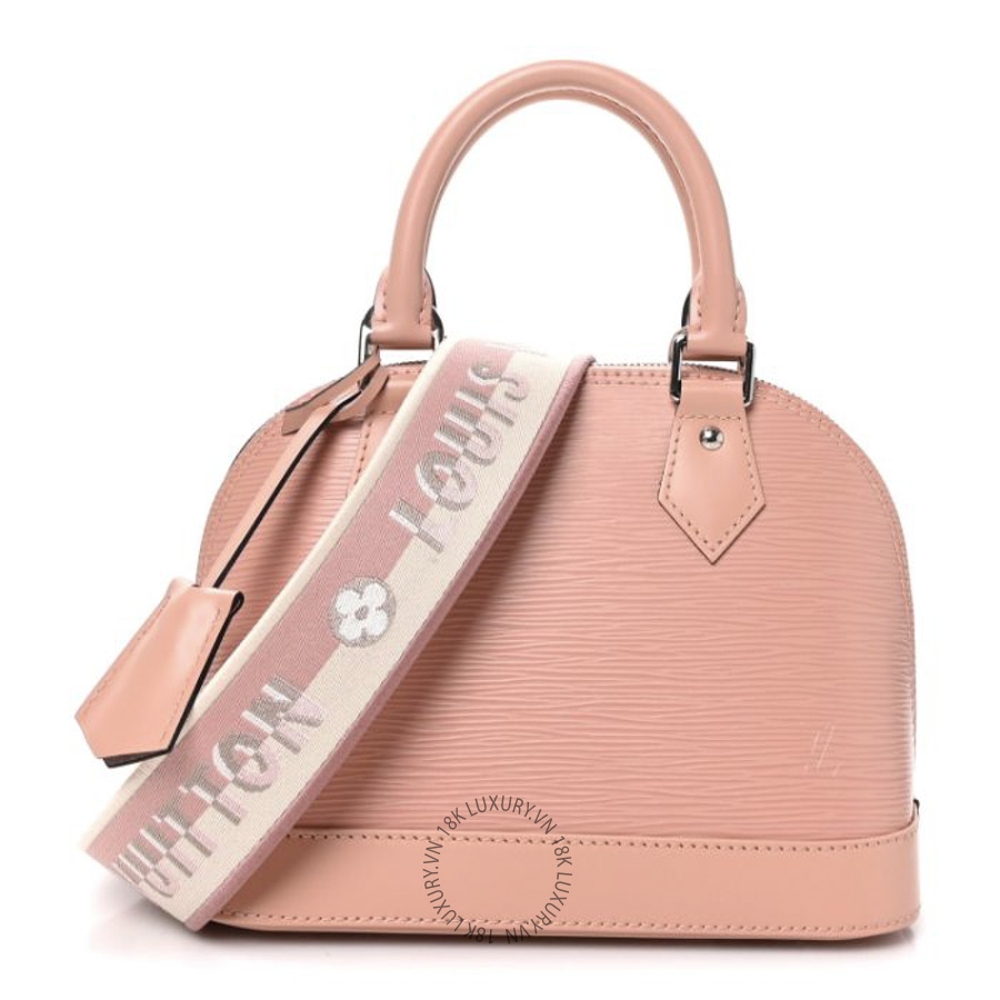 Túi Xách Đeo Chéo Louis Vuitton Epi Jacquard Alma BB Rose Trianon NSBD849