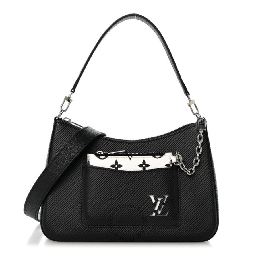 Túi Xách Đeo Chéo Louis Vuitton Epi Marelle Black MNGR066