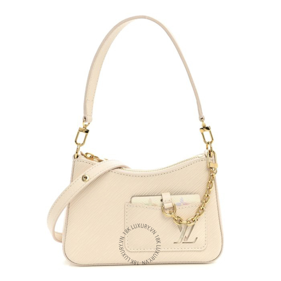 Túi Xách Đeo Chéo Louis Vuitton Epi Monogram Milky Way Marellini Quartz NSBD051