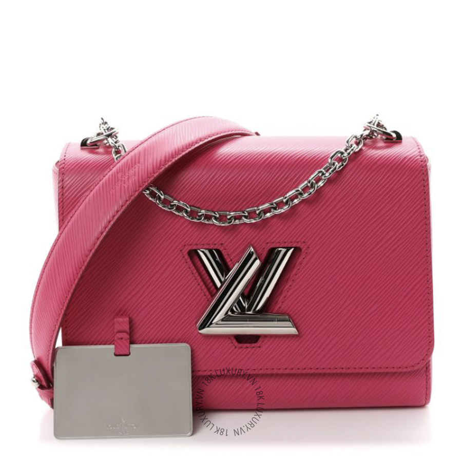 Túi Xách Đeo Chéo Louis Vuitton Epi Twist Shoulder Bag MM Hot Pink MNGR851