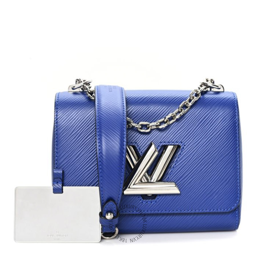 Túi Xách Đeo Chéo Louis Vuitton Epi Twist Shoulder Bag PM Blueberry NSBD118