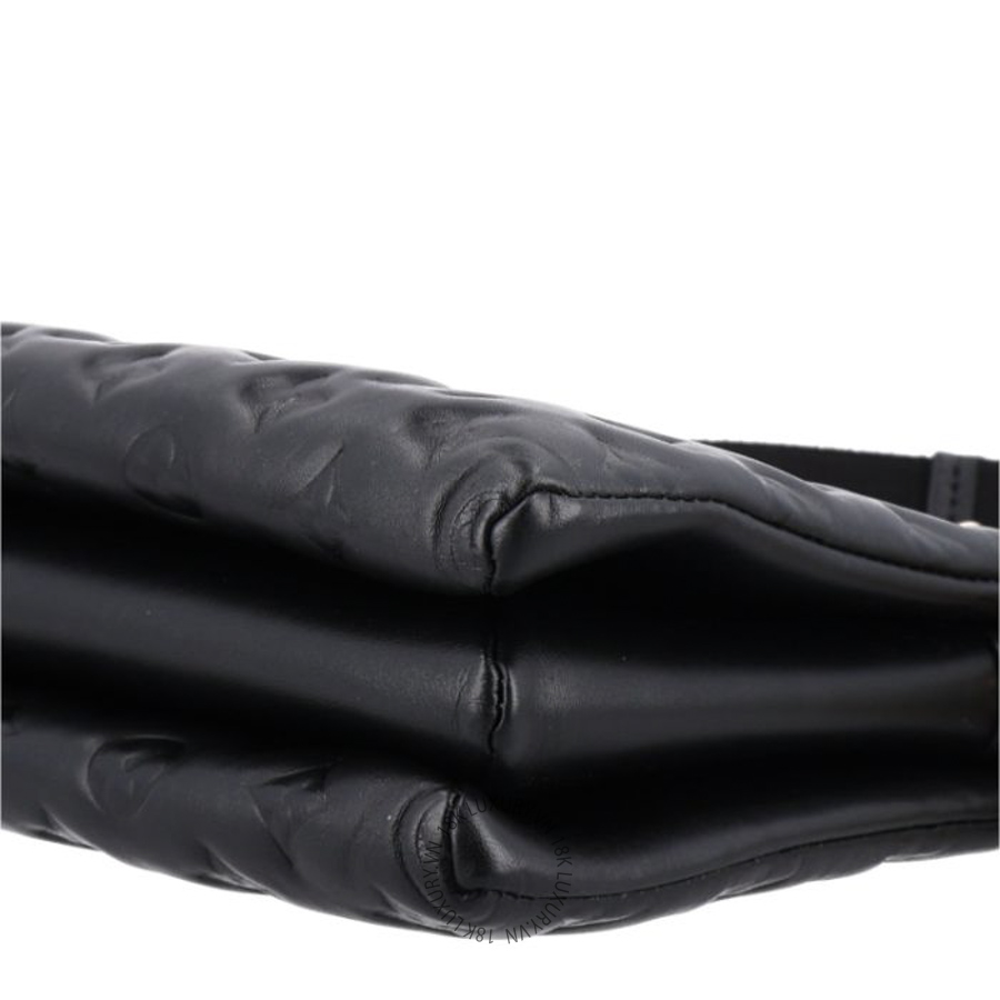 Túi Xách Đeo Chéo Louis Vuitton Lambskin Embossed Monogram Coussin PM Black NSBD676