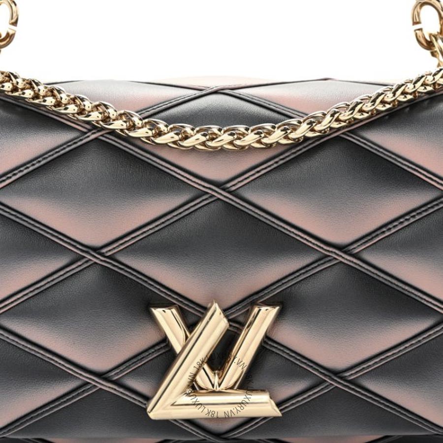 Túi Xách Đeo Chéo Louis Vuitton Lambskin Malletage Top Handle GO-14 MM Black Pink MNGR136 20 Túi Xách Đeo Chéo Louis Vuitton Lambskin Malletage Top Handle GO-14 MM Black Pink MNGR136