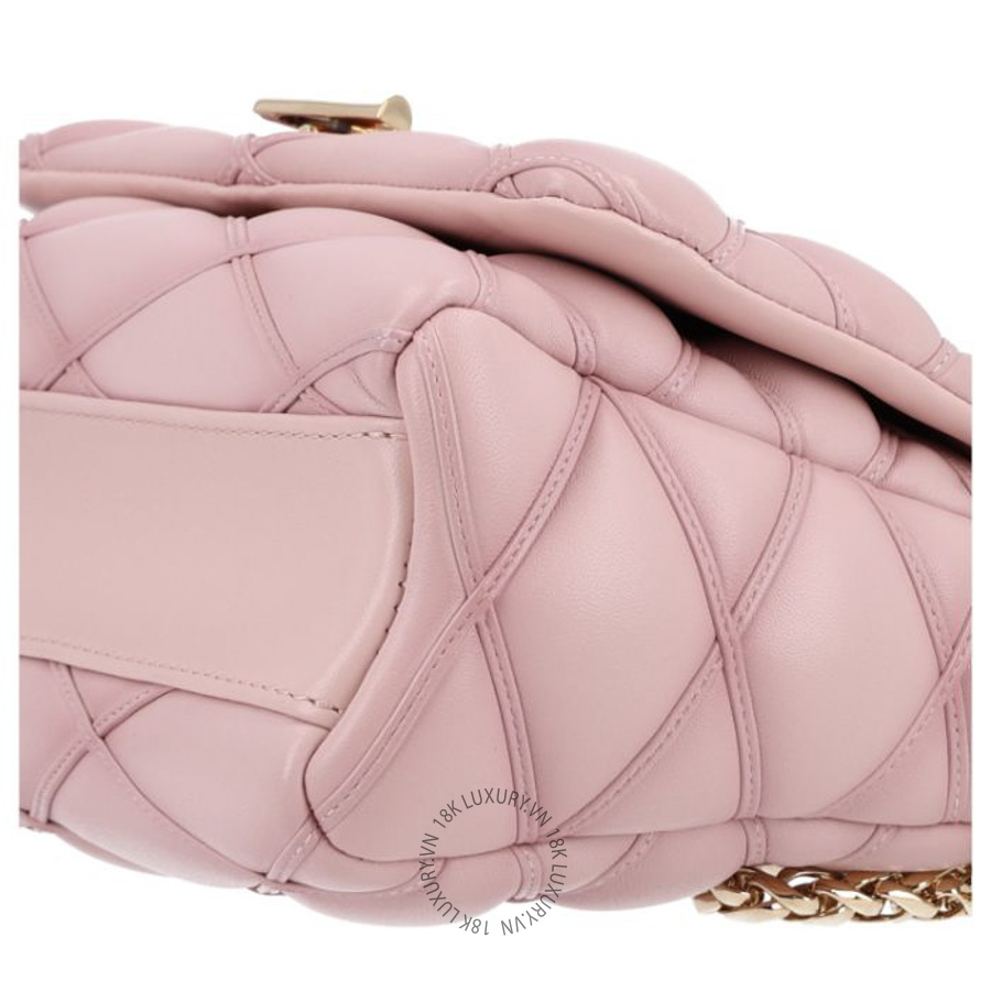 Túi Xách Đeo Chéo Louis Vuitton Lambskin Malletage Top Handle GO-14 MM Rosabella NSBD635
