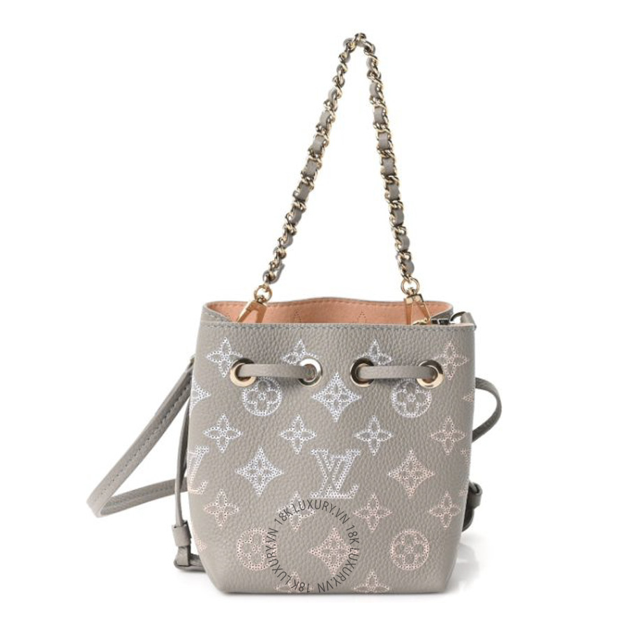 Túi Xách Đeo Chéo Louis Vuitton Mahina Flight Mode Pico Bella Tote Grey NSBD618