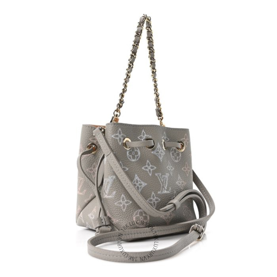 Túi Xách Đeo Chéo Louis Vuitton Mahina Flight Mode Pico Bella Tote Grey NSBD618