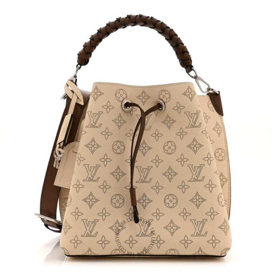 Túi Xách Đeo Chéo Louis Vuitton Mahina Muria Creme MNGR767