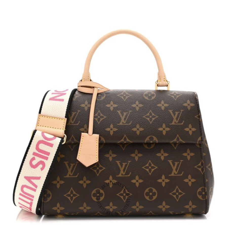 Túi Xách Đeo Chéo Louis Vuitton Monogram Cluny BB Beige NSBD087