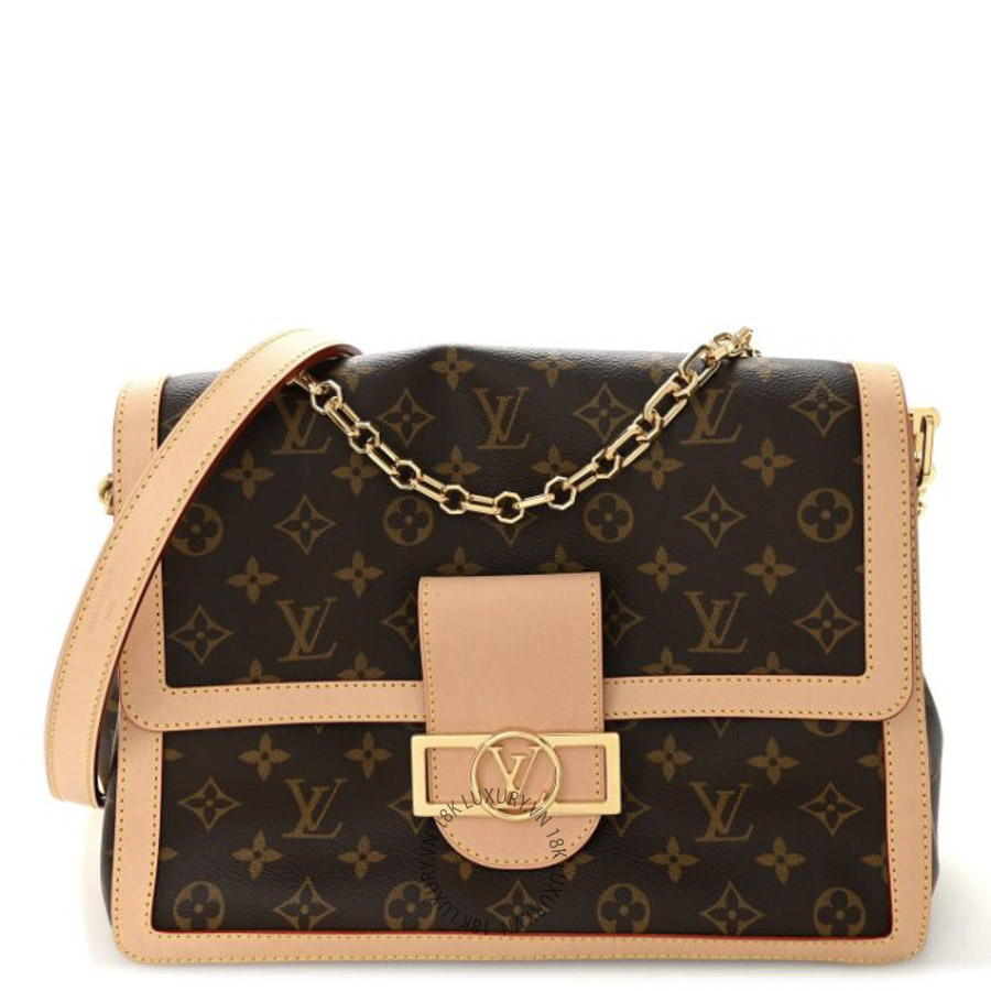 Túi Xách Đeo Chéo Louis Vuitton Monogram Dauphine Soft GM NSBD511